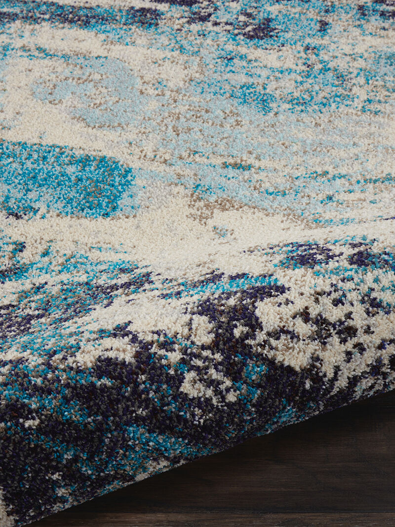 Celestial CES02 Ivory/Blue 3' x 5' Rug