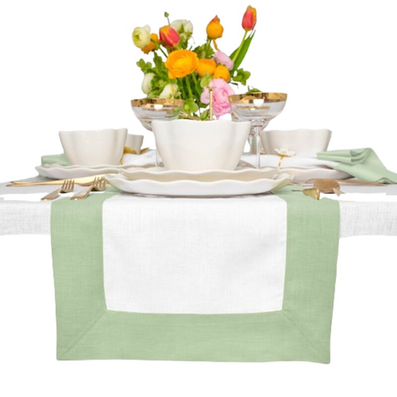 Solino Home 100% Pure Linen Table Runner - Contempo