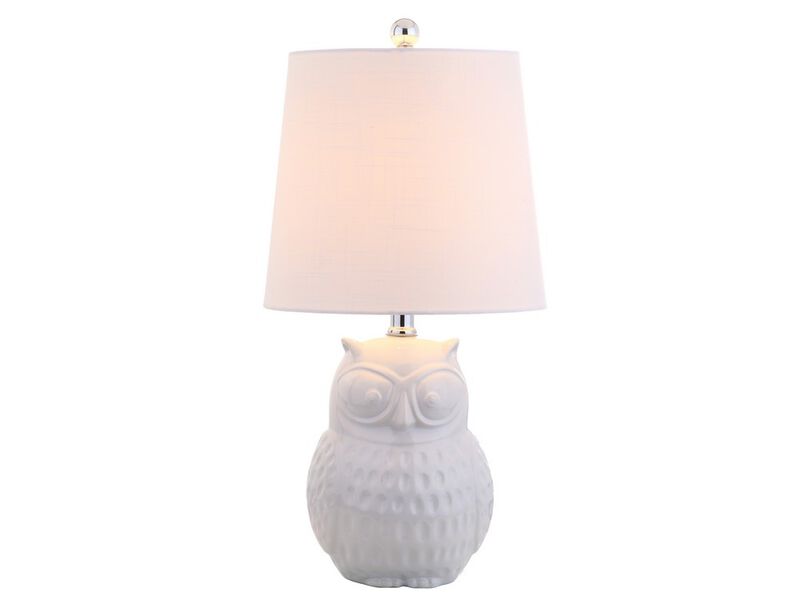 Hoot Ceramic Mini LED Table Lamp