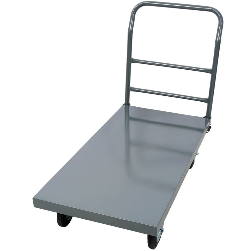 ELEMENT ACE Heavy Duty Industrial Platform Truck Flat Dolly Cart with Wheels, 2000lb Capacity Flatbed Hand Truck for Residential Commercial Use image number 3