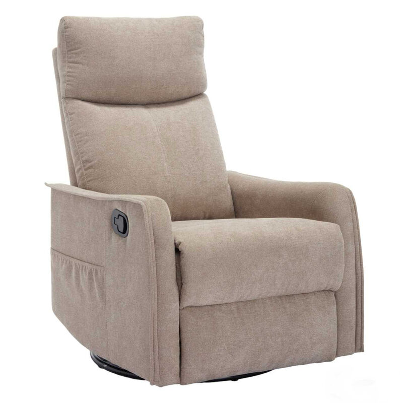 Merax 360&deg; Swivel Rocking Recliner with Massage & Lumbar Heat image number 0