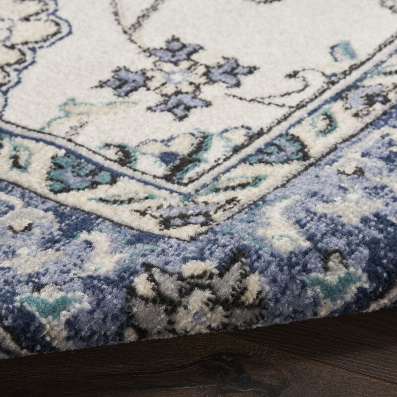 HomeRoots Floral Indoor Outdoor Area Rug image number 5