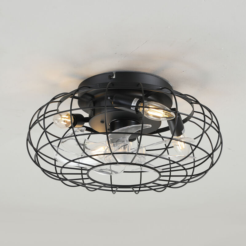 ELEMENT ACE Low Profile Bladeless Ceiling Fan with Integrated Light Kit and Remote Control for Modern Home Cooling image number 5