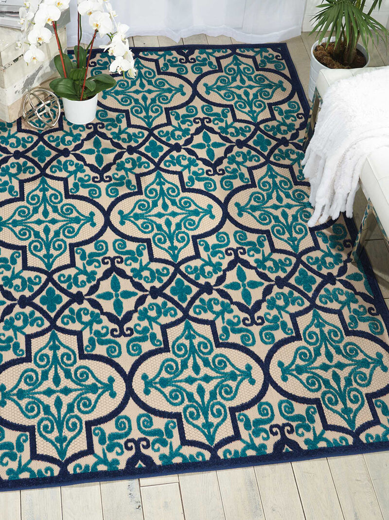 Aloha ALH14 Navy 3'6" x 5'6" Rug