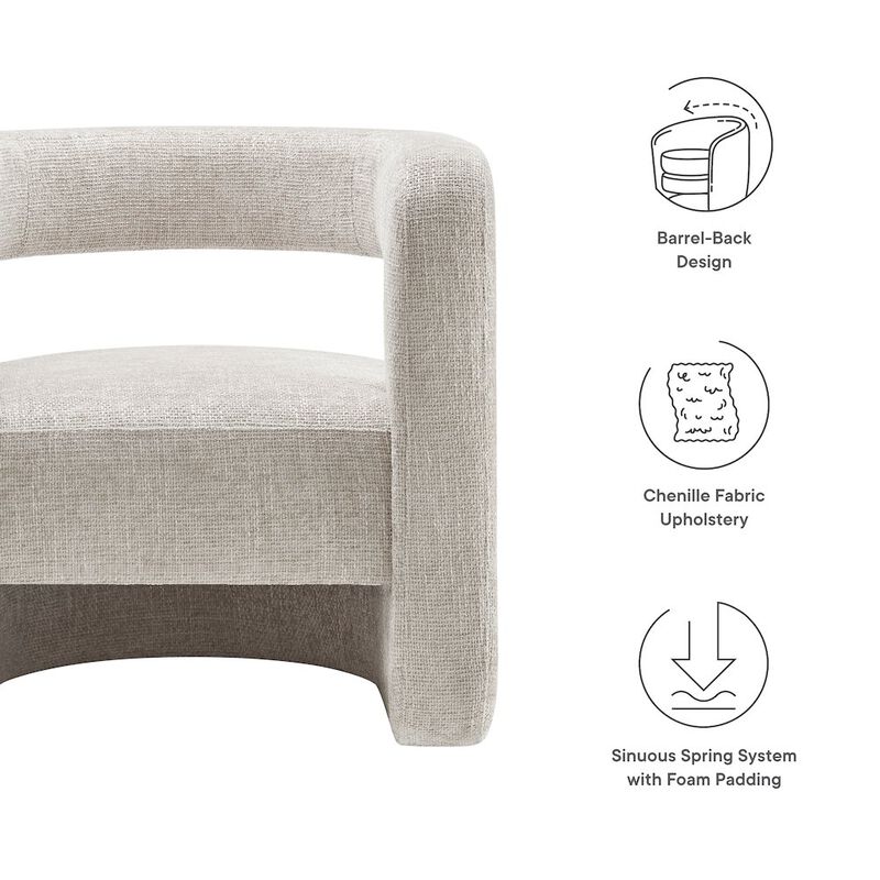 Jaylin Upholstered Chenille Accent Chair image number 2