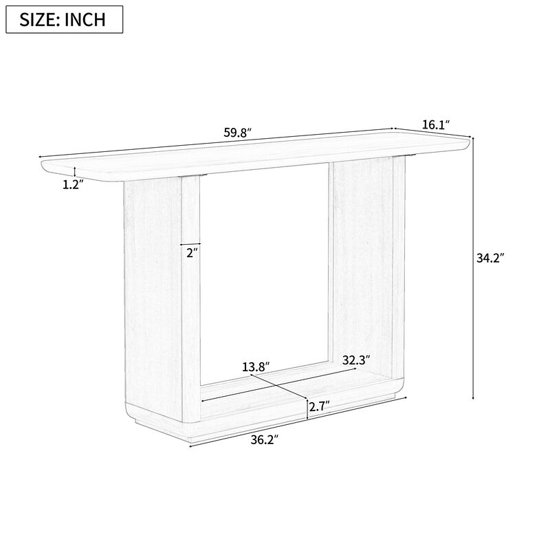 Merax U-Base Design Console Table