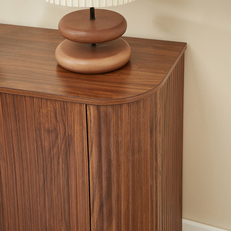Nunzes Modern Wavy Curve Sideboard image number 7