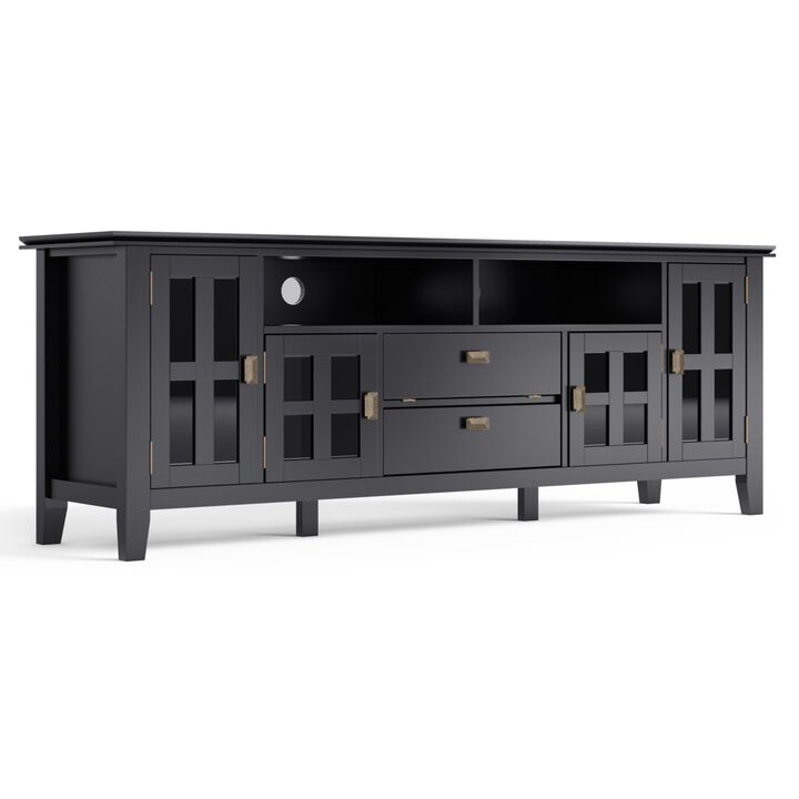 Wagulf Transitional Solid Wood TV Stand