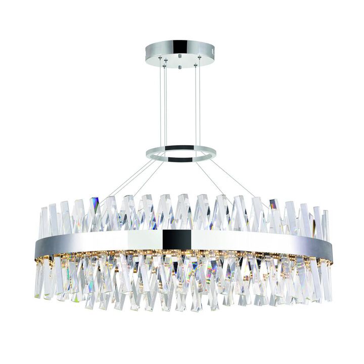 CWI Lighting Glace LED Chandelier With Chrome Finish