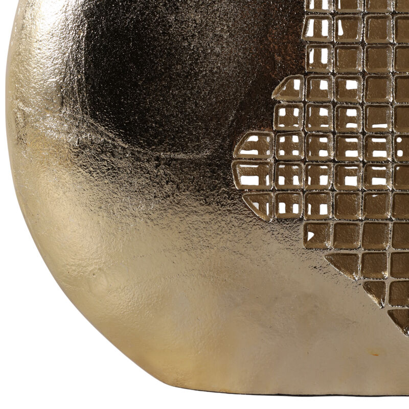 14x14" Partial Mesh Metal Vase image number 4