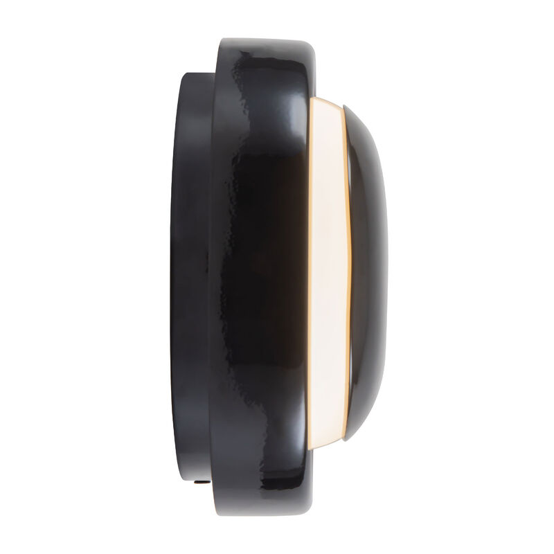 Pebble 8-in Damp-Rated Dimmable LED Wall Sconce image number 4