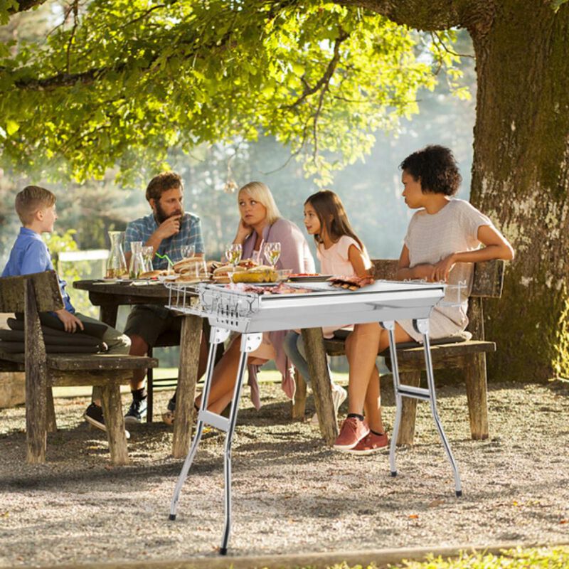 Portable Grill for Outdoor BBQ, Camping & Tailgating