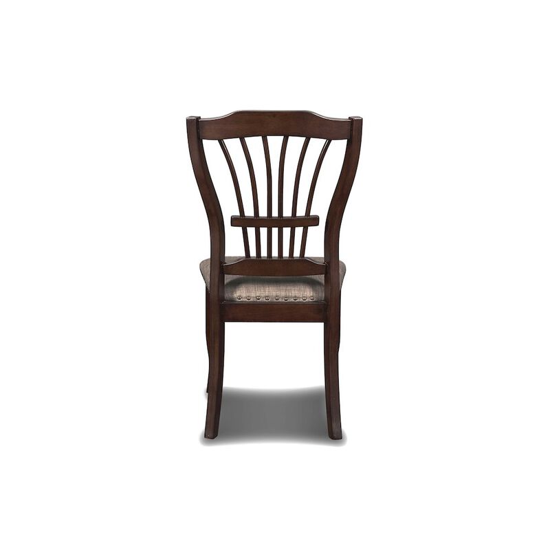 New Classic Furniture Bixby Wood Dining Chair in Espresso Brown (Set of 6)