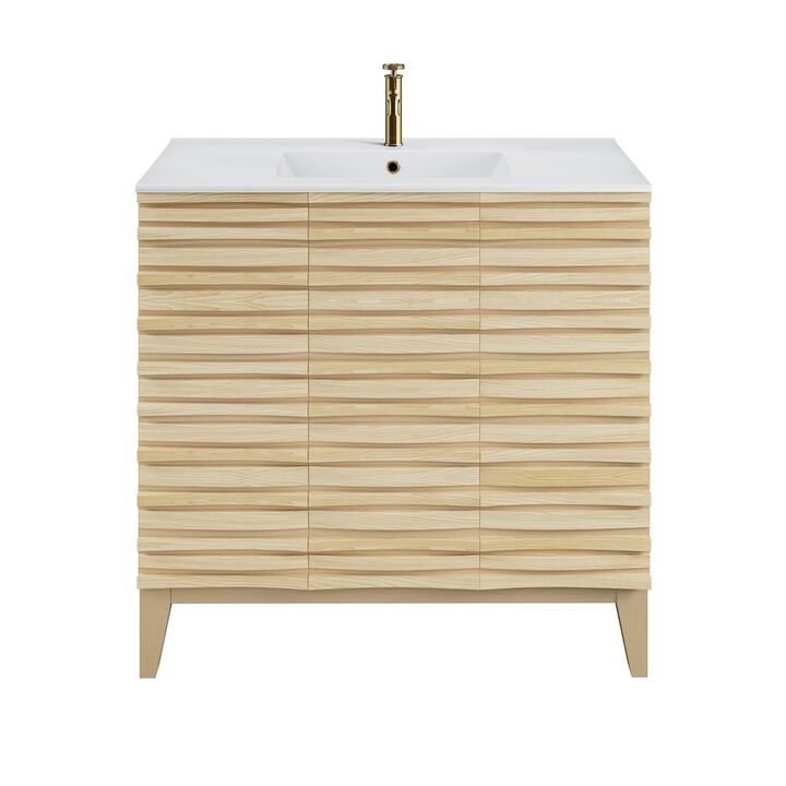 Cascade 36" Freestanding Bathroom Vanity with Sink Top