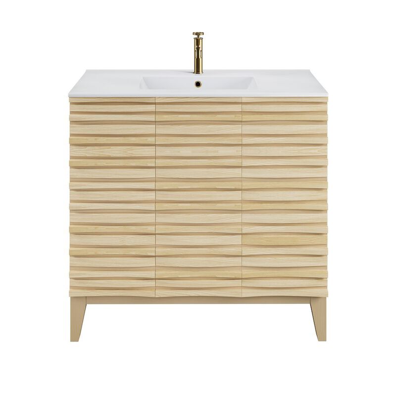 Cascade 36" Freestanding Bathroom Vanity with Sink Top image number 0