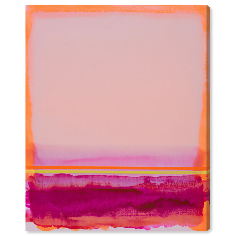 Pale Sunrise I Abstract Canvas Print by Art Remedy image number 0