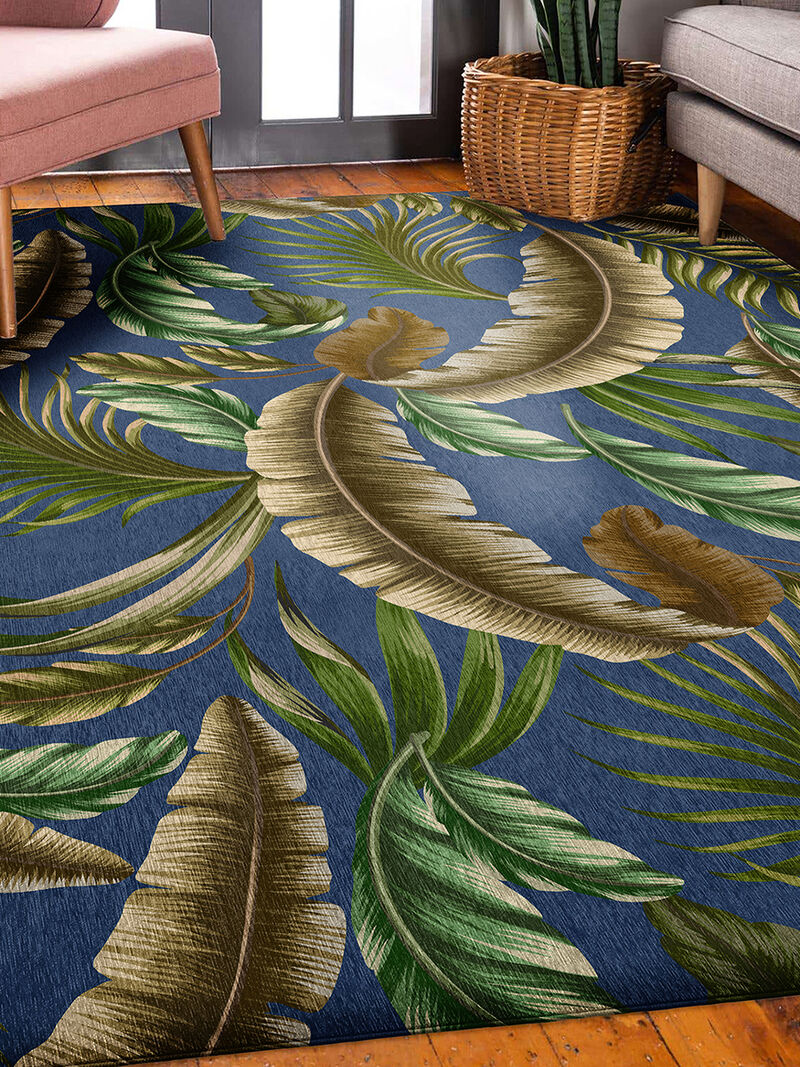 Tropics TC1 Indigo 10' x 14' Rug