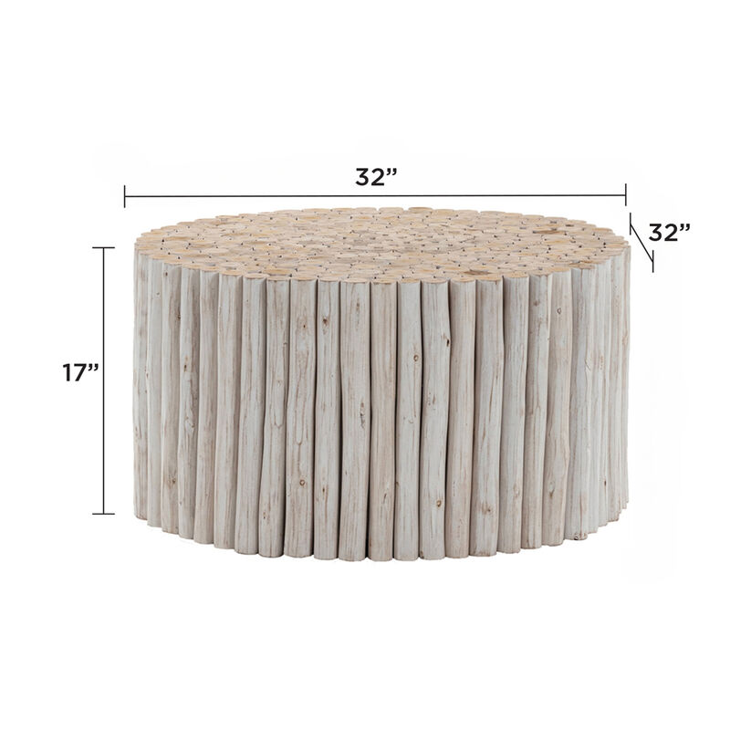 Marelique Gray Wood-Stick Coffee Table image number 2