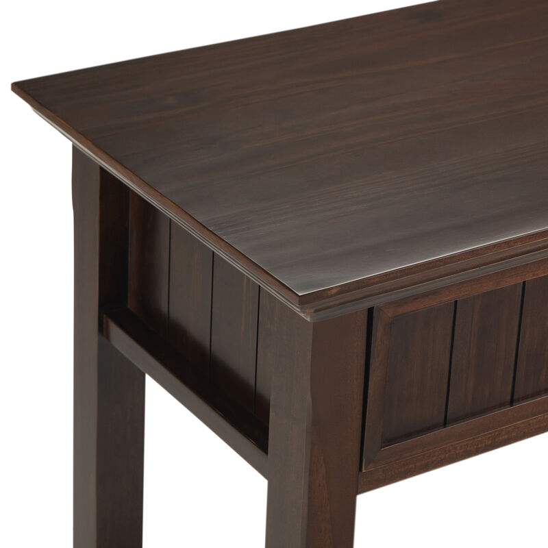 Acadian 60 inch Wide Solid Wood Wide Console Sofa Table in Brunette Brown image number 5