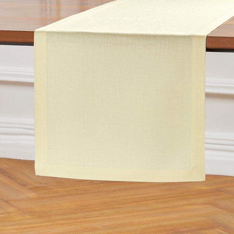 Solino Home Diana 100% Linen Table Runner &ndash; Handcrafted, Machine Washable, Perfect for Holiday and Everyday Dining
