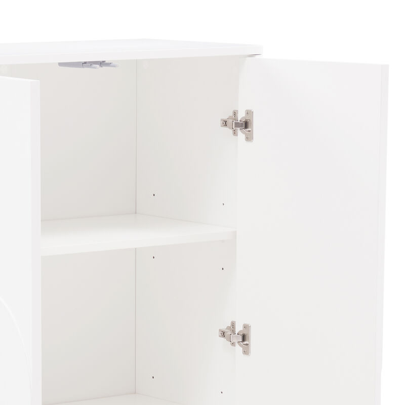 Ella White Accent Cabinet