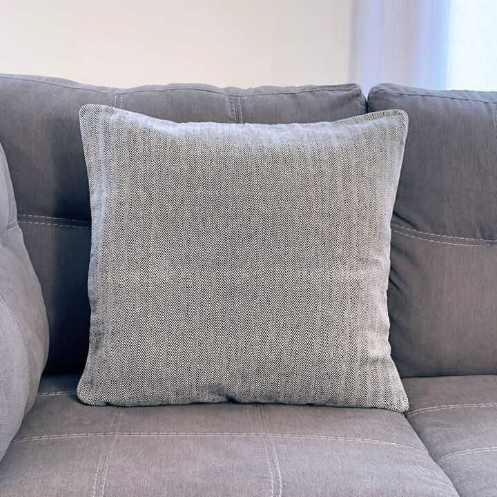 Zig Zag Woven Pillow - Cover