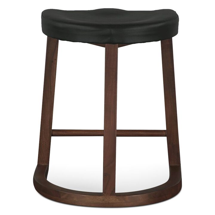 World Interiors Hampton Counter Stool in Walnut