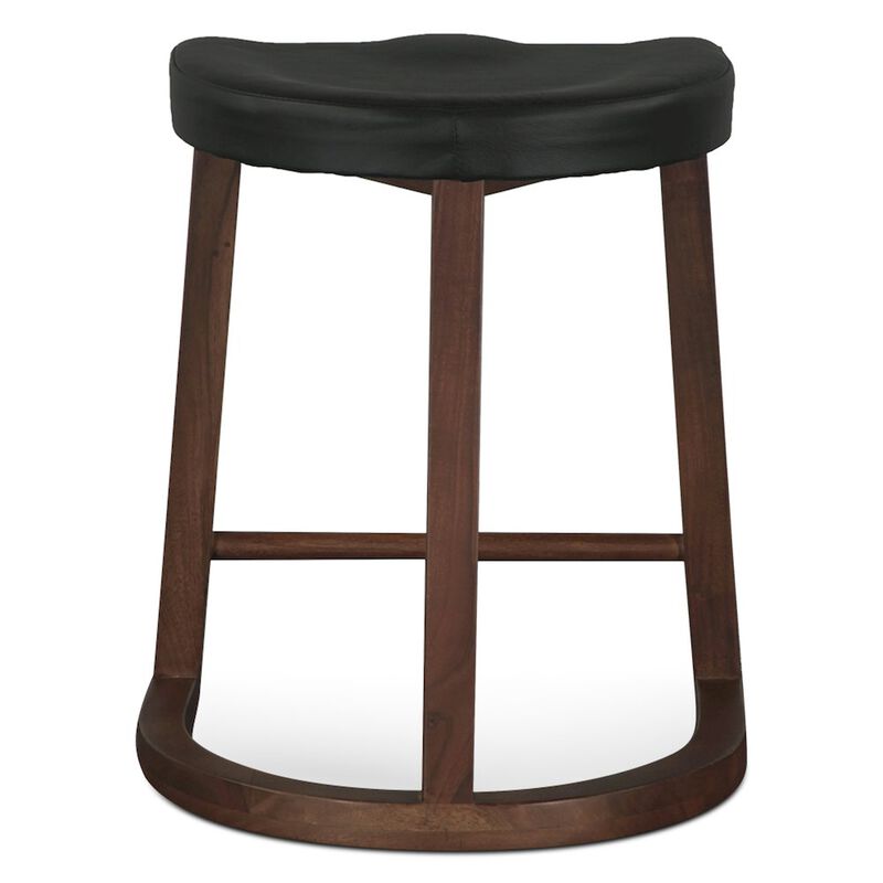 World Interiors Hampton Counter Stool in Walnut image number 0