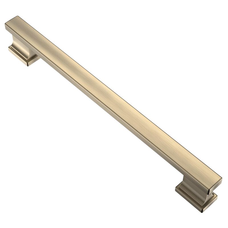 Alzassbg 10 Pack Brushed Antique Brass Cabinet Pulls, 7 Inch(177.8mm) Hole Centers Kitchen Cabinet Handles for Cabinets and Draw