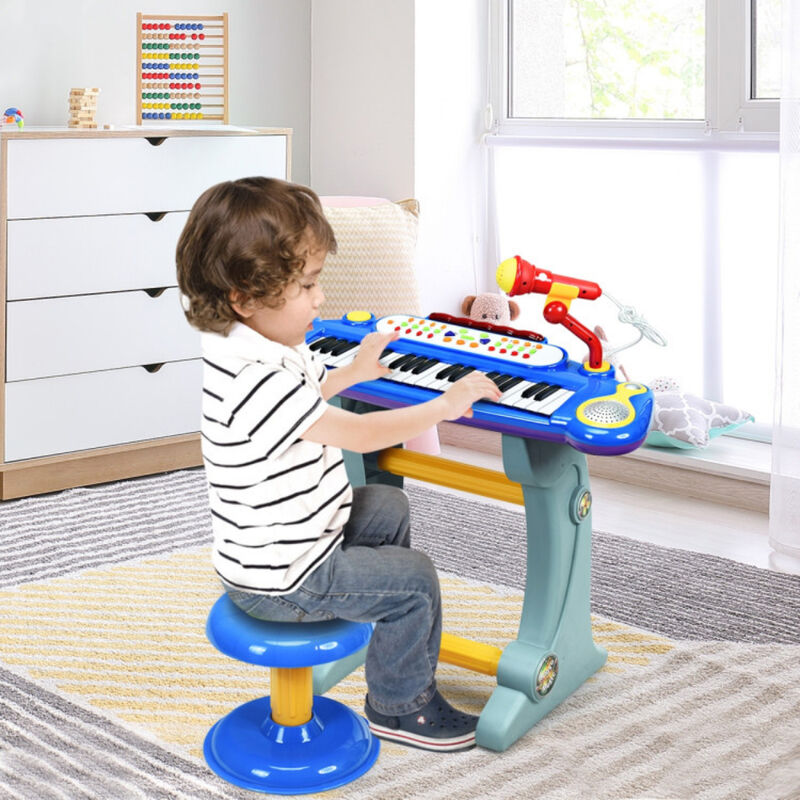 Kids 37 Key Electronic Keyboard Piano Toy image number 3