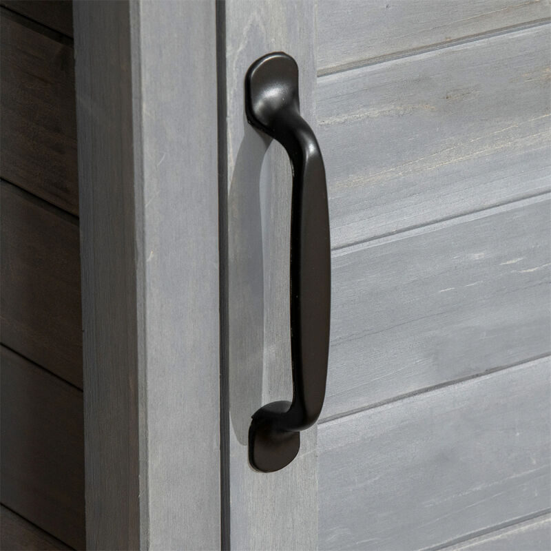 Premium Outdoor Potting Bench &ndash; Sink, Faucet, Hooks & Cabinet for Garden Use image number 6