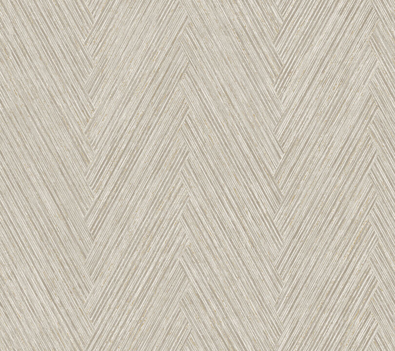 Thatched Chevron Linen Wallpaper