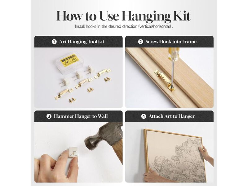 Framed Tree of Life Wall Art Rustic Farmhouse Canvas Neutral Decor for Home Room image number 2