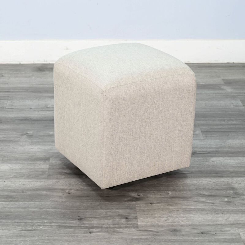 Sunny Designs Gibson Ottoman Cushion Stool with Casters image number 2