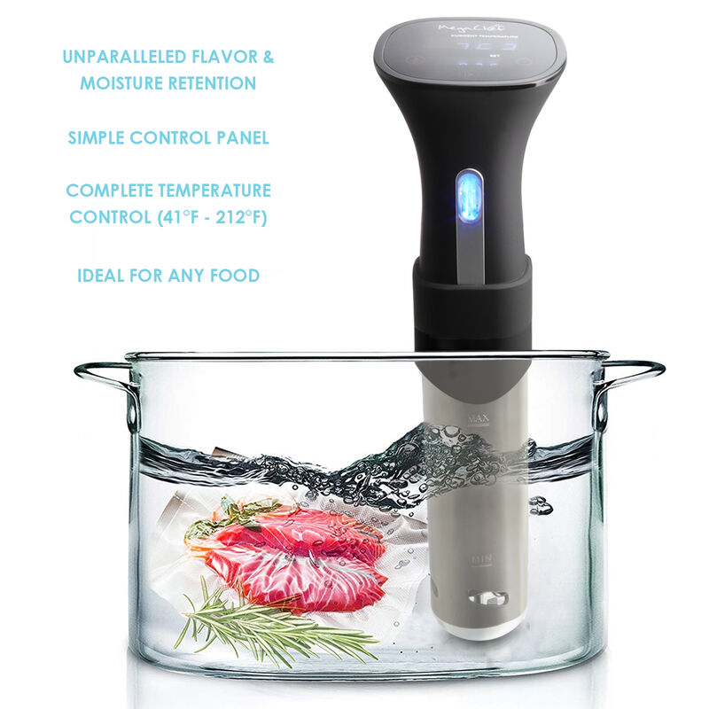 MegaChef Immersion Circulation Precision Sous-Vide Cooker With Digital Touchscreen Display