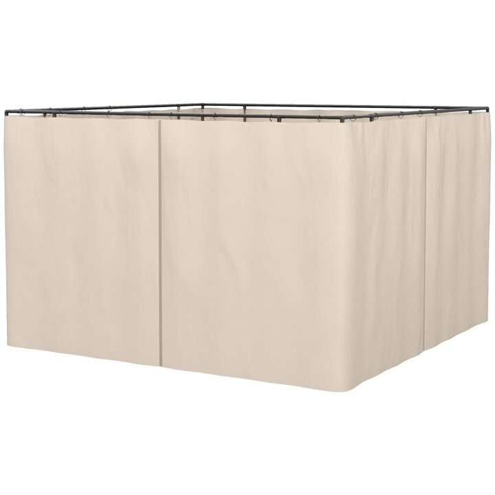 Hivvago Outdoor Gazebo Sidewall Kit 9.84' x 9.84'