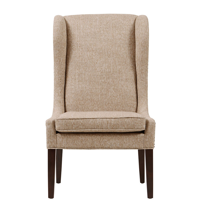 Gracie Mills Nataly Traditional Upholstered High Wing back Dining Chair