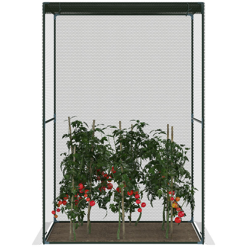 Hivvago Walk-In Garden Plant Cage with Zippered Door image number 7