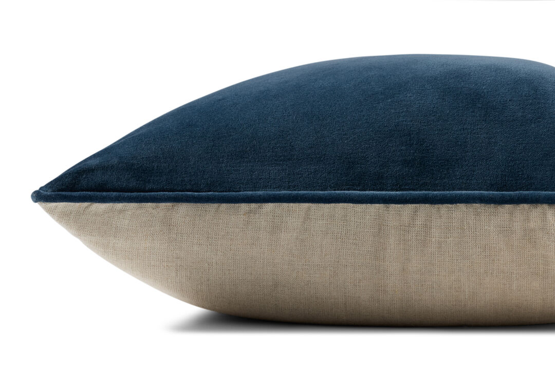 Lydia Dark Blue 26''x26'' Pillow Cover Only