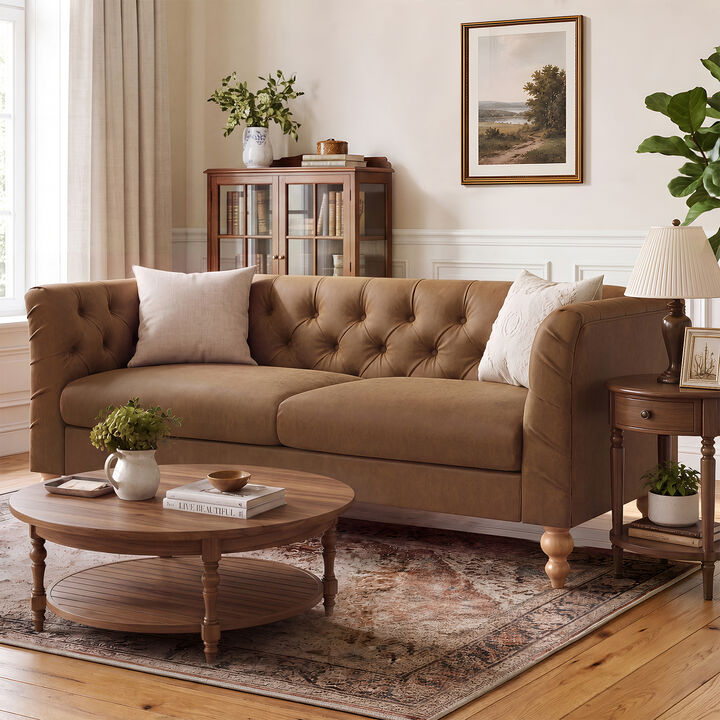 Kelhak 3 Seat PU Sofa