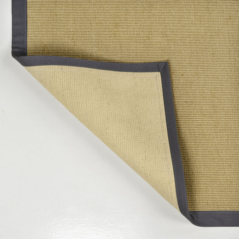 Camden Farmhouse Cottage Border Jute Area Rug