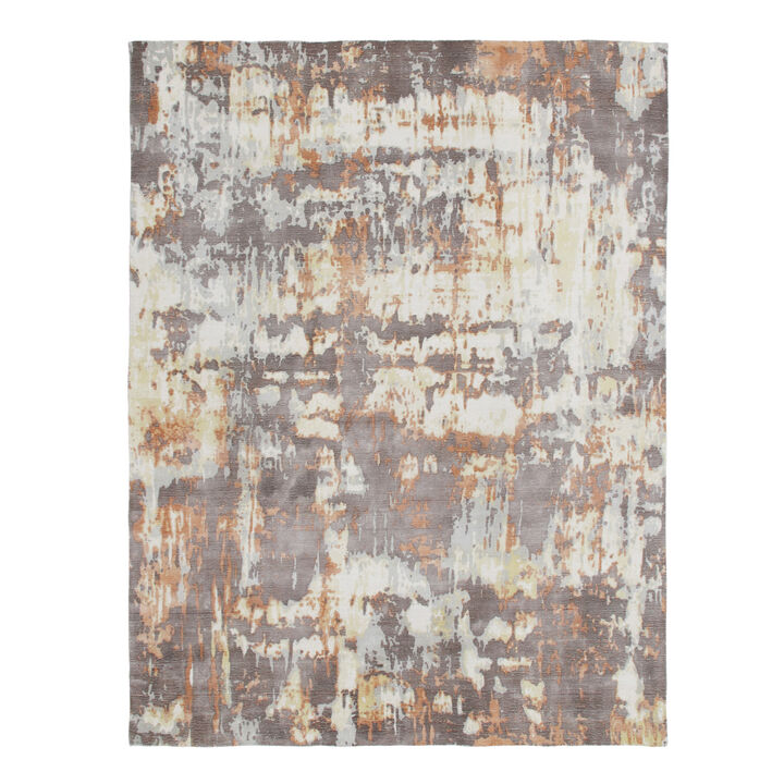 HomeRoots Abstract Hand Loomed Area Rug