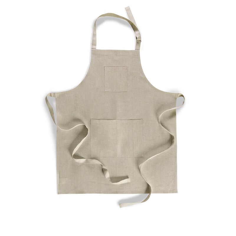 Solino Home 100% Pure Linen Linen Apron - Kitchen Linen