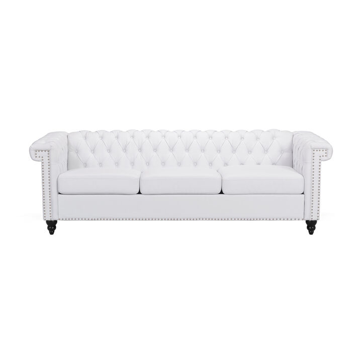Merax Chesterfield Traditional Low Back Sofa