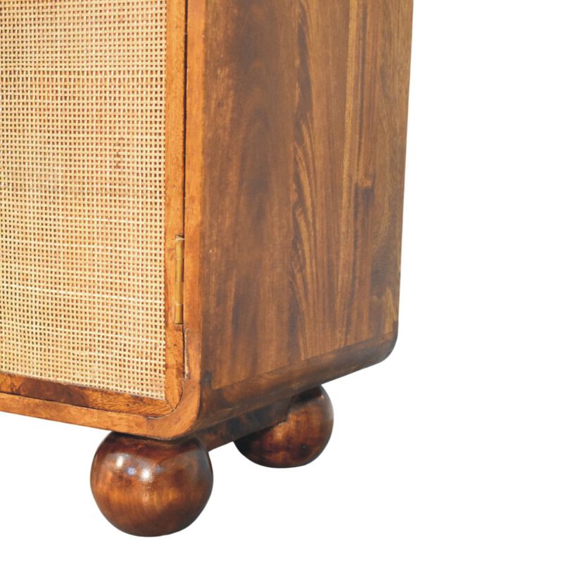 Larissa 2 Door Chestnut Cabinet image number 7