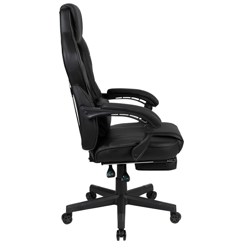 X40 Gaming Chair Racing Ergonomic Computer Chair with Fully Reclining Back/Arms, Slide-Out Footrest, Massaging Lumbar - / image number 8