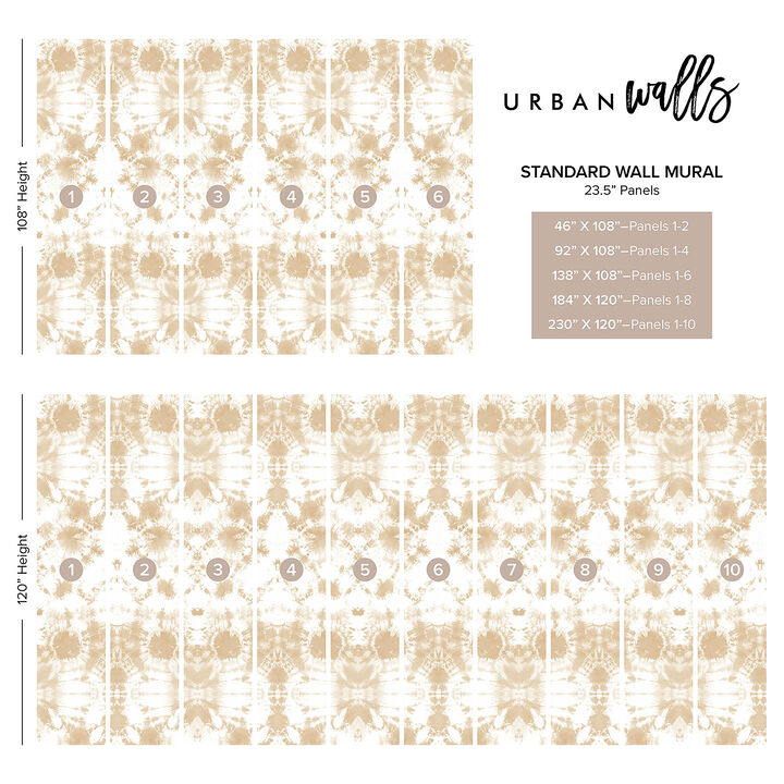 Nebula Tie-Dye Wall Mural