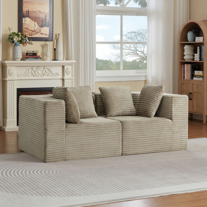 Bacras Boneless loveseat