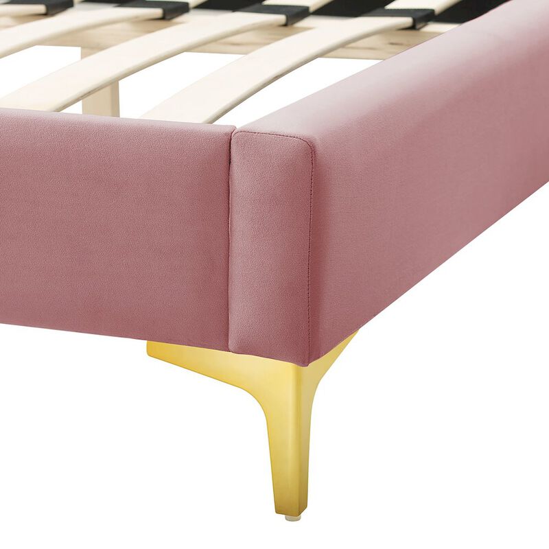 Sunny Performance Velvet Twin Bed image number 5