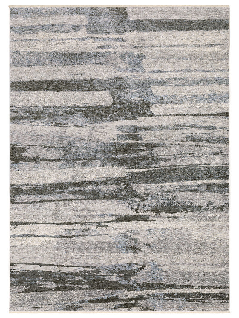 Hayden 5'3" x 7'6" Grey Rug image number 0